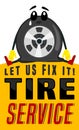 Wheels and tyre fitting service ad