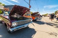 Wheels on Wyandoote classic car show Royalty Free Stock Photo