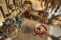 Wheelwrights workshop Royalty Free Stock Photo