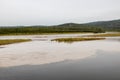 Where the Chena and the Tanana rivers meet Royalty Free Stock Photo