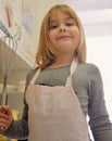 Where theres a whisk, theres a way. Portrait of a little girl holding a whisk while standing in a kitchen.