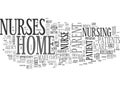 Where To Find A Home Nurse Word Cloud