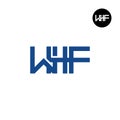 WHF Logo Letter Monogram Design Royalty Free Stock Photo