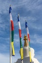 Which Stupa is a dome shaped building erected as a Buddhist shrine in Benalmadena Pueblo, Benalmadena