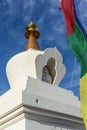 Which Stupa is a dome shaped building erected as a Buddhist shrine in Benalmadena Pueblo, Benalmadena
