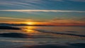 Whidbey Island Sunset, Washington, USA Royalty Free Stock Photo