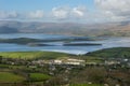 Whiddy Island from Seskin Hill on Bantry Bay Royalty Free Stock Photo