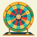 Whil of fortune vector illustration Unique Creative Design Royalty Free Stock Photo