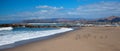 Whimbrel shorebirds on Surfers Knoll beach in Ventura southern California USA Royalty Free Stock Photo