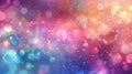 Whimsical background featuring iridescent colors and sparkling aura effect