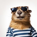 Whimsical Beaver: Fashionably Funny With Hip-hop Flair