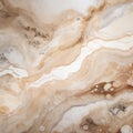 Whimsical Brown Marble Slab With Fluid Watercolor Texture