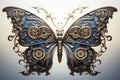 Whimsical Clockwork Butterflies - Generative AI