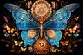 Whimsical Clockwork Butterflies - Generative AI