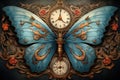 Whimsical Clockwork Butterflies - Generative AI