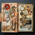 Whimsical and Colorful Scrapbook Overflowing with Treasured Memories