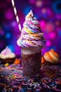 unicorn gourmet milkshake