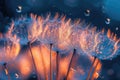 Whimsical Dandelion Abstraction