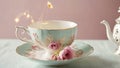 Whimsical Dreamy Teacup Product Photography