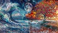 Whimsical Odyssey: Imaginative Nature Fusion, generative ai