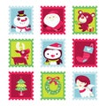 Whimsical Fun Christmas Stamps