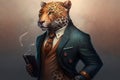 Whimsical Jaguar CEO Runs Corporate Show with Colorful 3D Art style