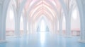 Whimsical Minimalist Gothic Cathedral With Ethereal Installations