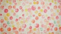 Whimsical Painted Circles: A Playful Textile Pattern with Textured Dots on Off-White Background Royalty Free Stock Photo
