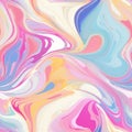 Whimsical Pastel Marble Pattern With Fluid Transitions