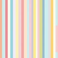 Whimsical Pastel Striped Pattern - Printable Wallpaper On Spoonflower