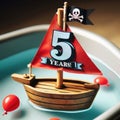 Miniature Sailboat Celebrates 5th Anniversary