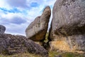 Whimsical shapes of animals made with huge stones eroded by time. Enchanted City