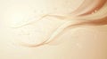 Whimsical starry waves on a light beige background with sparkling elements Royalty Free Stock Photo