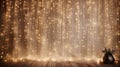 whimsical string lights background Royalty Free Stock Photo