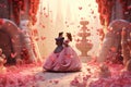 Whimsical Valentines Day Fairytale Love Story