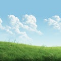 Whimsical Wilderness: Hyper-detailed Sky Scene With Realistic Grass