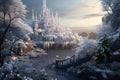 Whimsical winter landscapes with fantasy