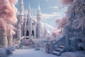 Whimsical winter landscapes with fantasy