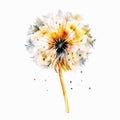 Blooming Beauty: Dandelion Flower Clipart For Stunning Stock Images Ai Generator