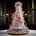 Whimsical Wonderland: A Delightful Wedding Cake