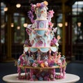 Whimsical Wonderland: A Delightful Wedding Cake