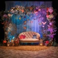 Whimsical Wonderland: Step into a fantastical realm with our whimsy-filled photobooth setup