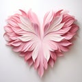 Whimsical Wonders: A Paper Heart Princess Sculpture Adorned with