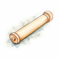 Whimsical Wooden Pipe Illustration With Avacadopunk Vibes