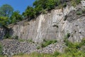 Whinstone basalt natural hill monument reserve Zlaty Vrch Czechia Royalty Free Stock Photo