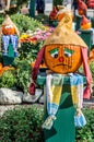 Whiny pumpkin for Halloween Royalty Free Stock Photo