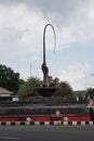 Whip park symbol. Whip garden in Indonesia is Taman Pecut. This park located in Blitar, East Java, Indonesia