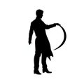 Whip Silhouette Icon: Realistic Fantasy Sailor Moon Cobra Piratepunk