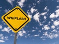 Whiplash traffic sign