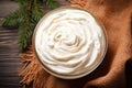 whipped cream texture on a hot drink Royalty Free Stock Photo